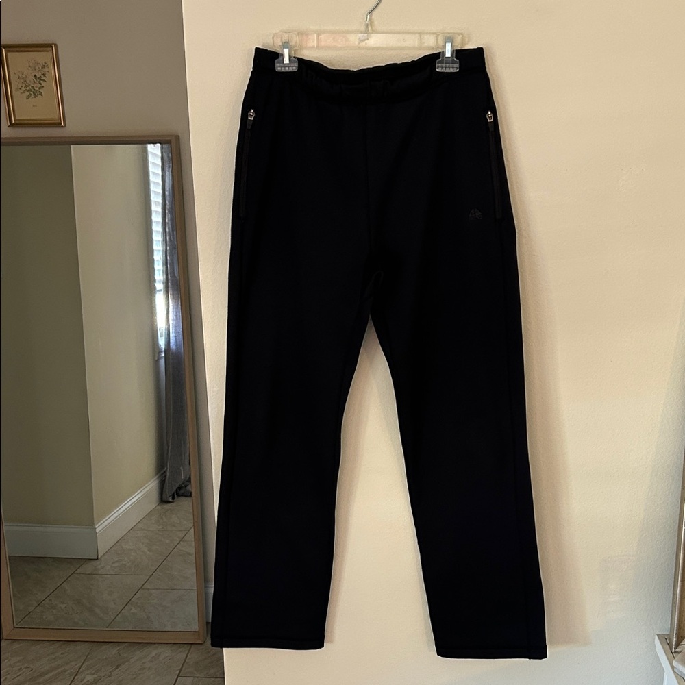 Nike ACG Vtg Y2K fit therma black fleece lined wide straight leg pants M mens
